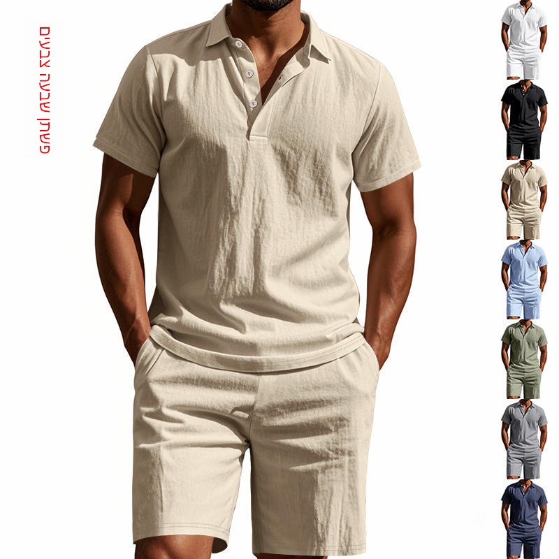 Linen Shirt Breathable - Loose Men's Summer Linen Breathable Shirt