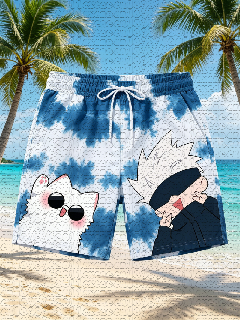 Swim Trunk Quick Dry - Summer New Manga Jujutsu Kaisen Cute