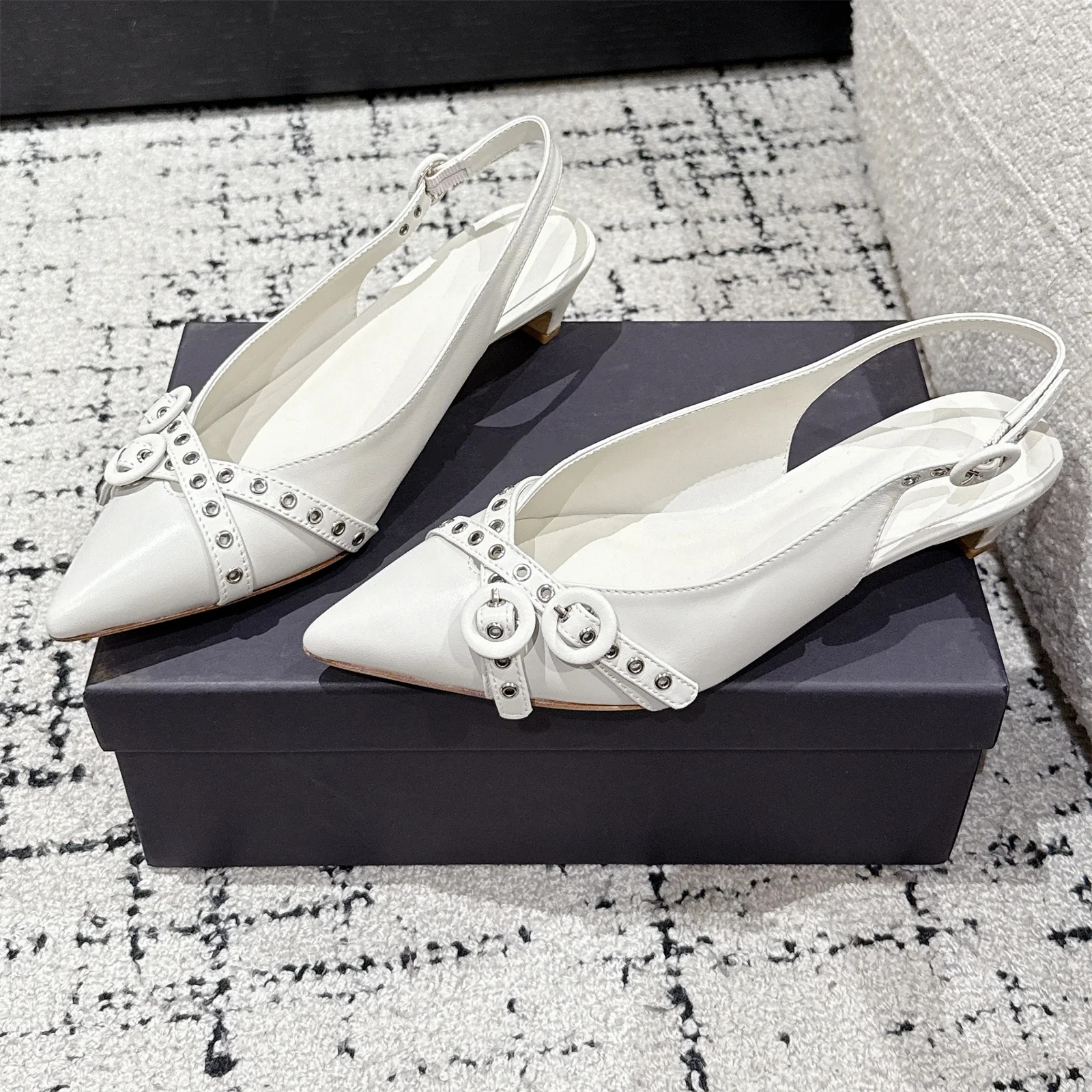 Casual Sandal Leather - 2026 Newest Summer Genuine Leather Pointed-Toe