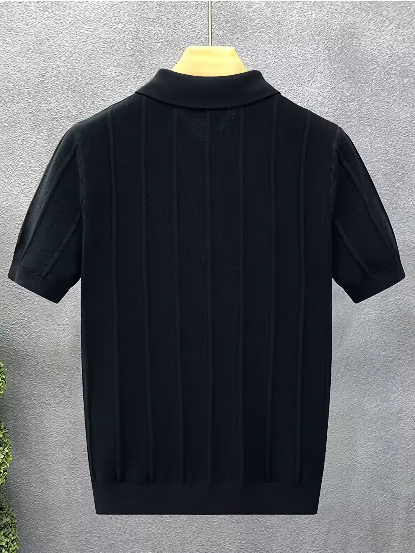 High-End Luxury Vertical Strip - Polo Shirt Pique บทวิจารณ์และราคา