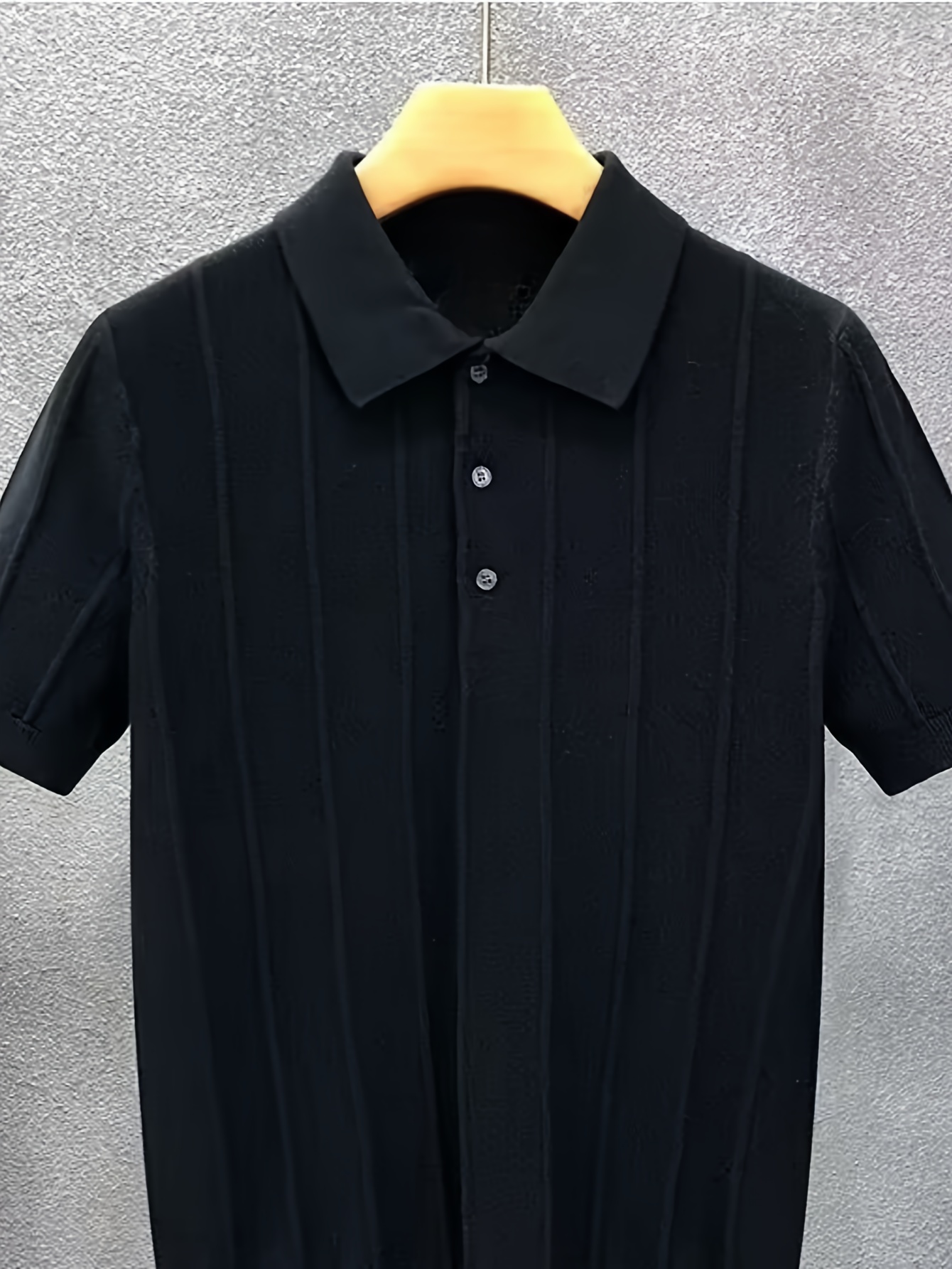 High-End Luxury Vertical Strip - Polo Shirt Pique บทวิจารณ์และราคา