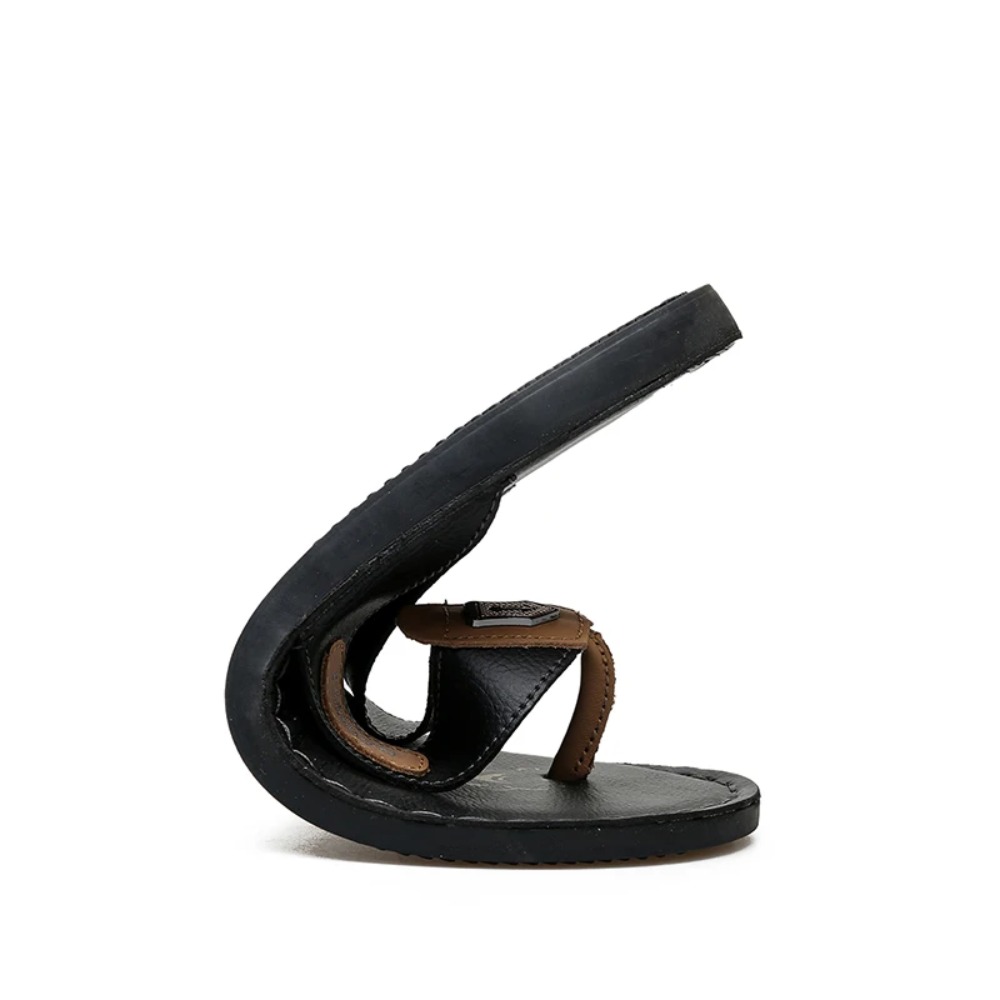Men's Leather Flip Flops Summe - Flip Flop Leather Men บทวิจารณ์และราคา