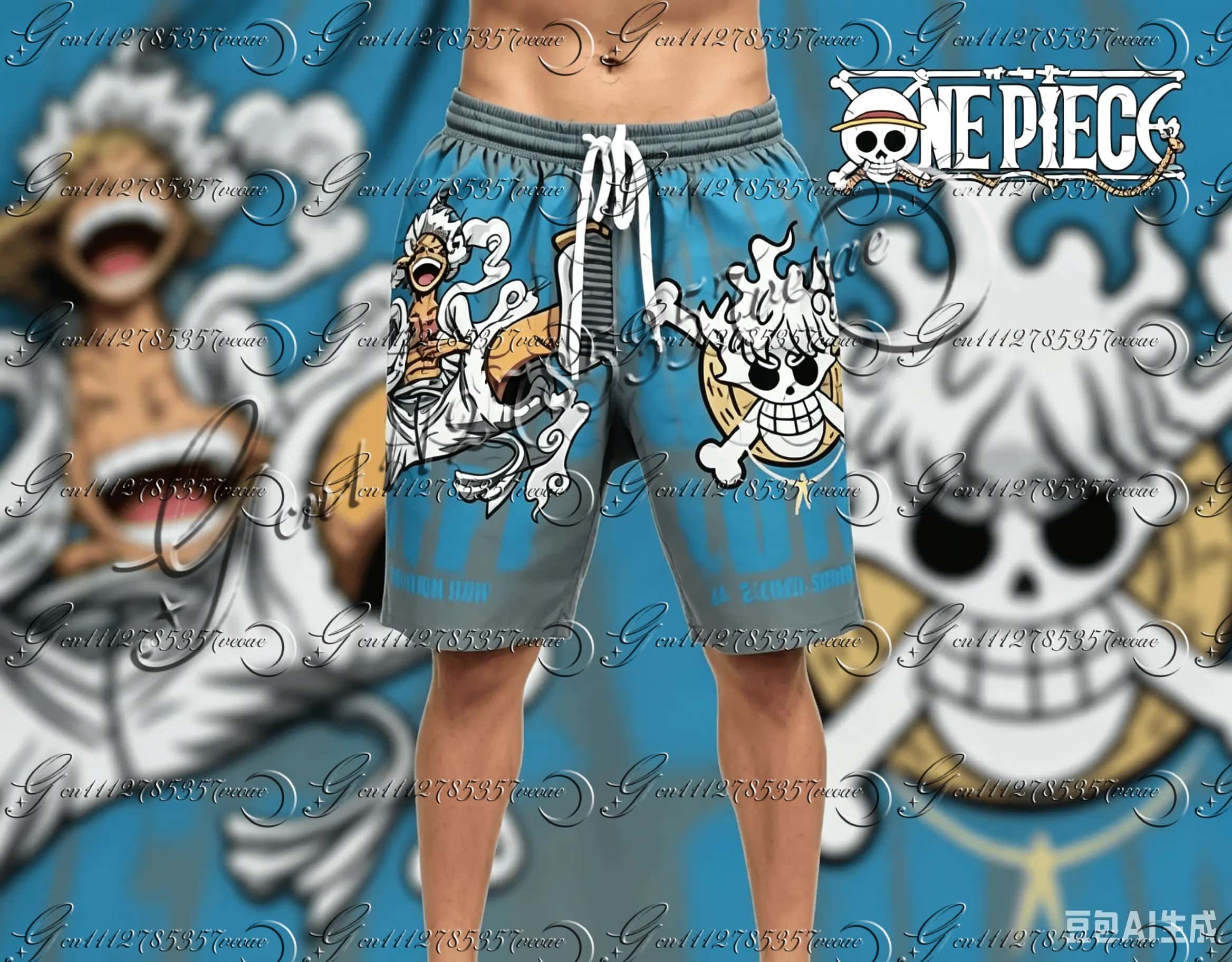 One Piece Thousand Sunny Ship  - Swim Trunk Quick Dry บทวิจารณ์และราคา