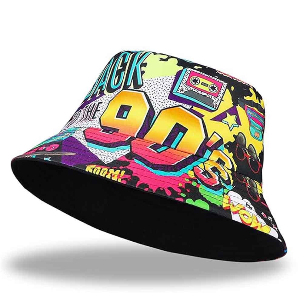 Retro 80 90s vintage Bucket Ha - Packable Hat Nylon บทวิจารณ์และราคา