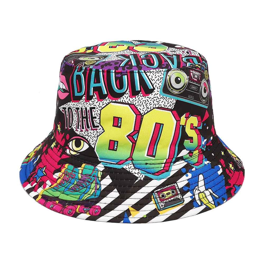 Retro 80 90s vintage Bucket Ha - Packable Hat Nylon บทวิจารณ์และราคา
