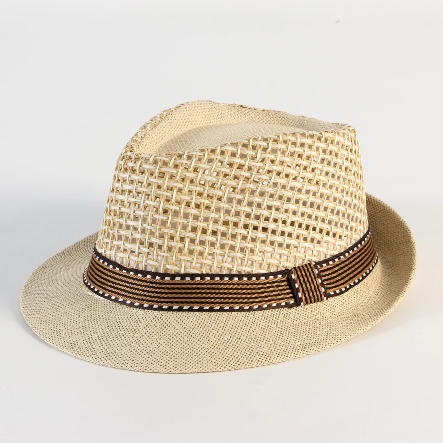 Straw Hats Fedora Hat Panama C - Bucket Hat Straw บทวิจารณ์และราคา