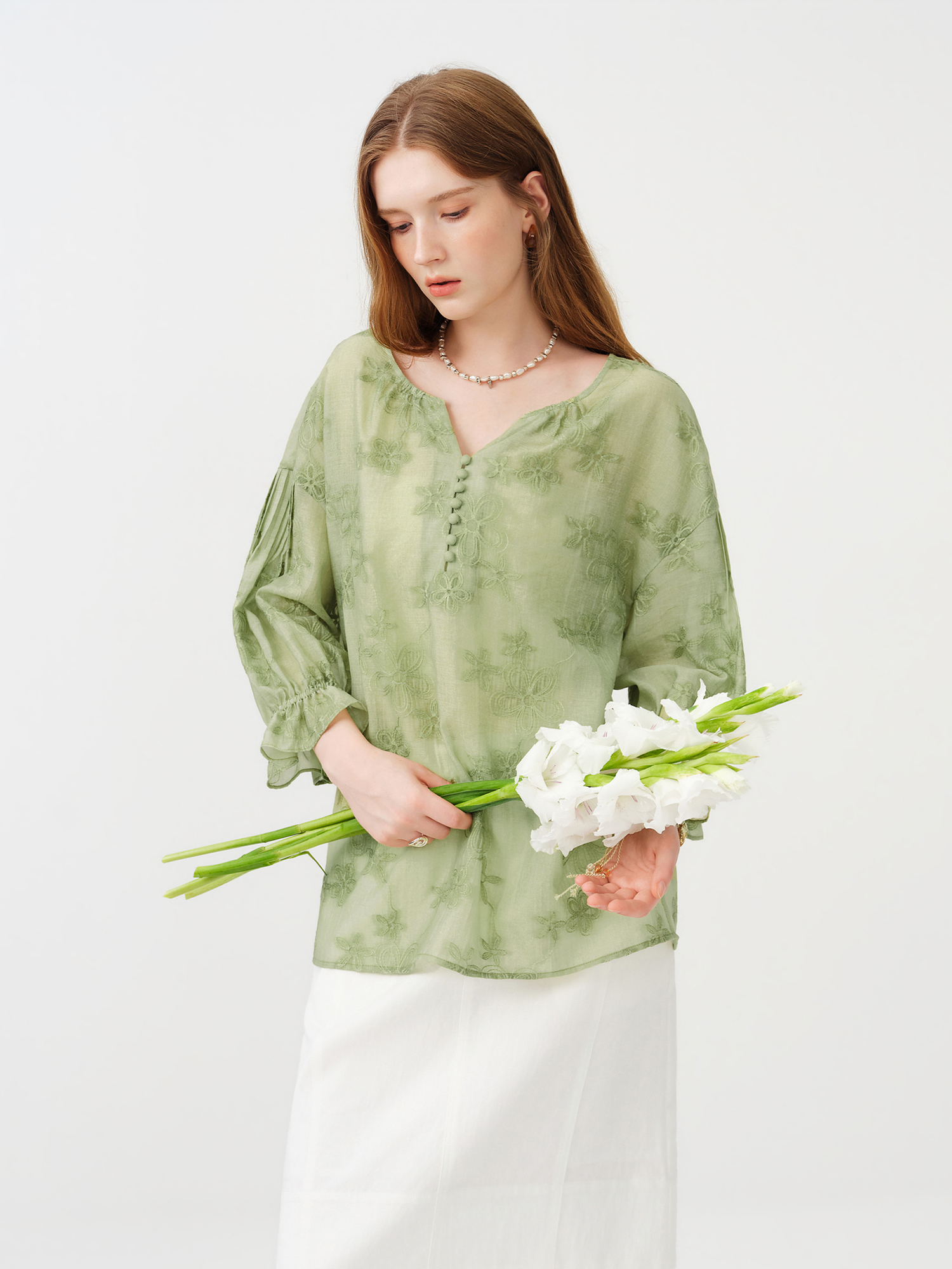 FSLE 2026 Summer Women's Relax - Resort Shirt Floral บทวิจารณ์และราคา