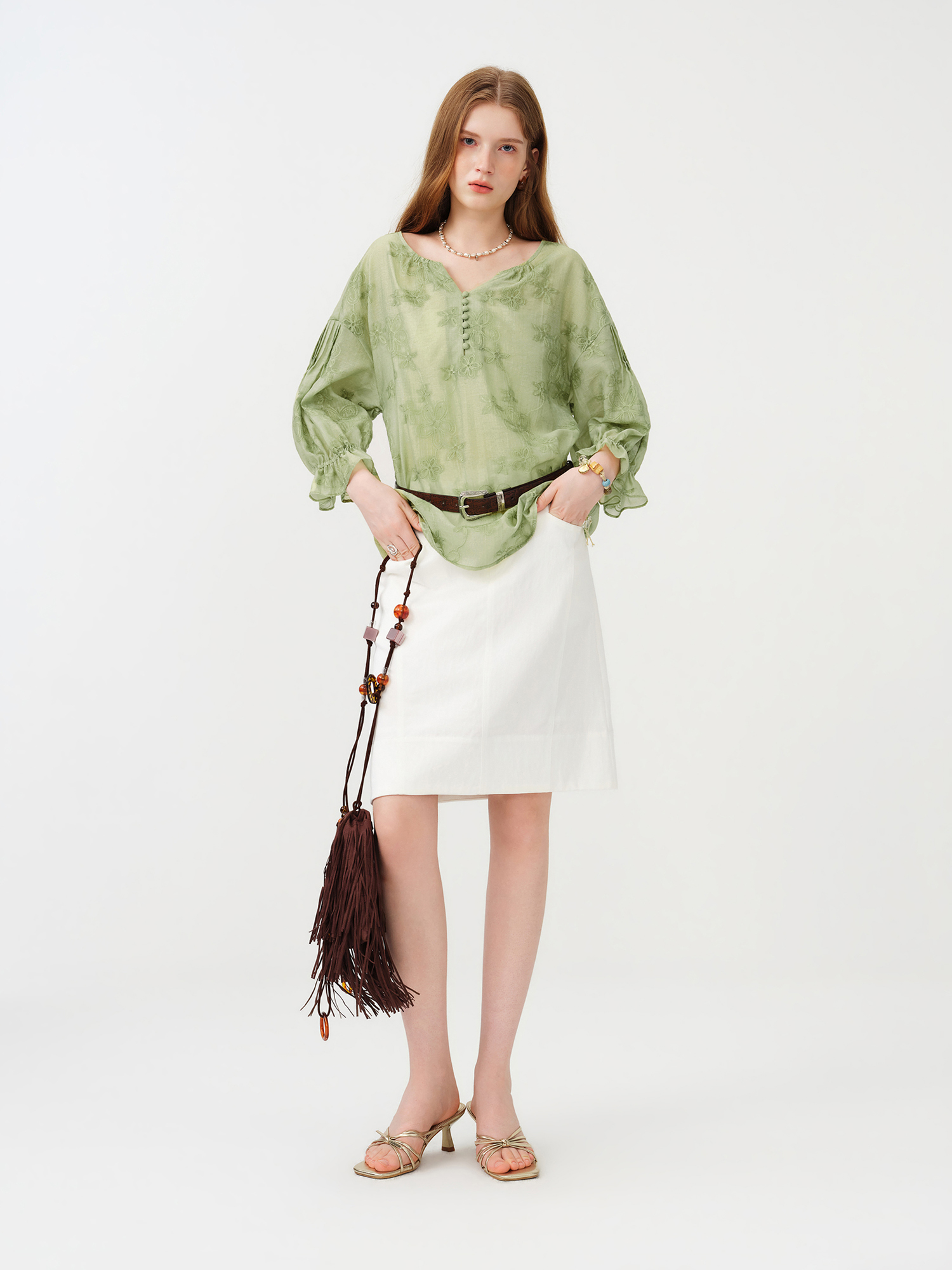 FSLE 2026 Summer Women's Relax - Resort Shirt Floral บทวิจารณ์และราคา