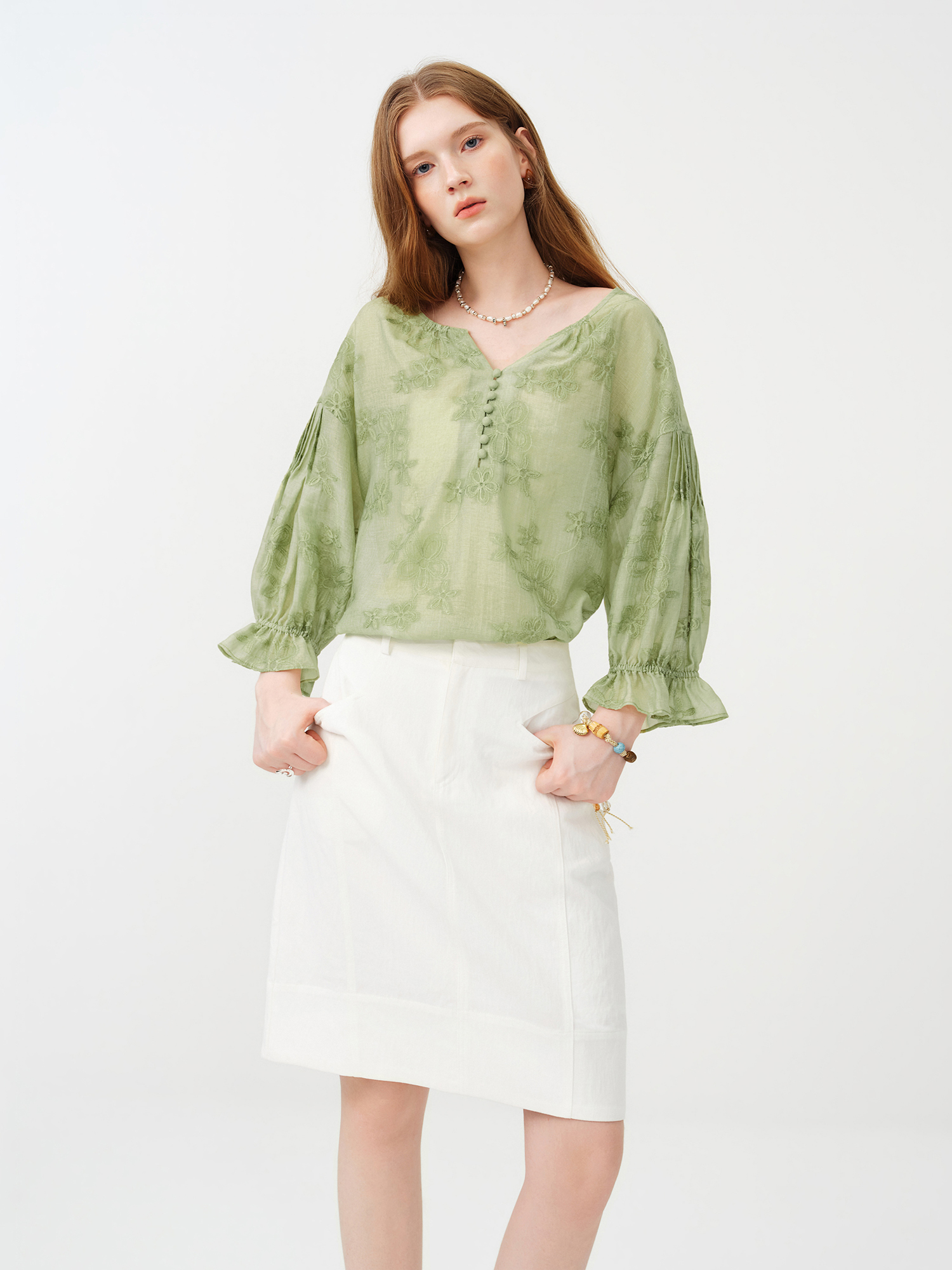 FSLE 2026 Summer Women's Relax - Resort Shirt Floral บทวิจารณ์และราคา