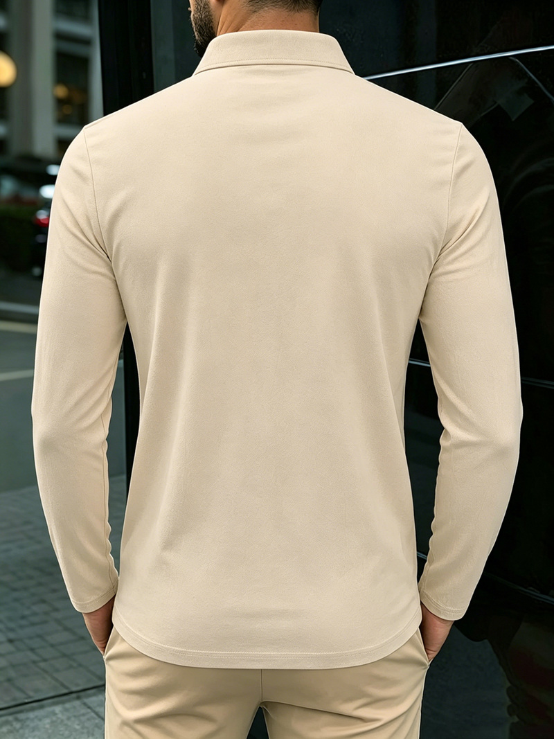 Men's Linen Blend Long Sleeve  - Linen Shirt Breathable บทวิจารณ์และราคา