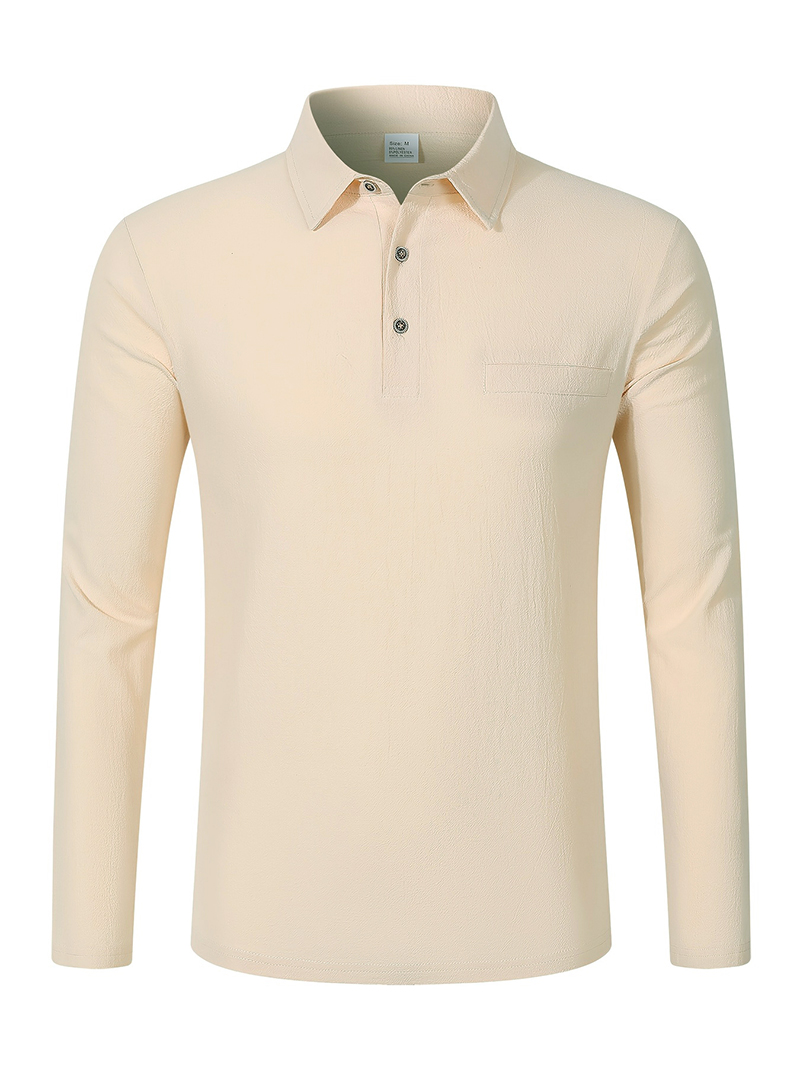 Men's Linen Blend Long Sleeve  - Linen Shirt Breathable บทวิจารณ์และราคา