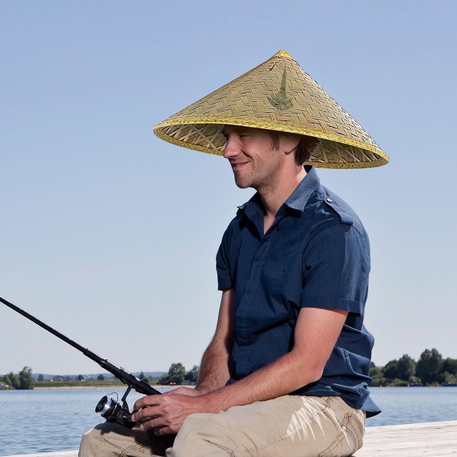 Chinese Straw Hat Handmade Rat - Bucket Hat Straw บทวิจารณ์และราคา