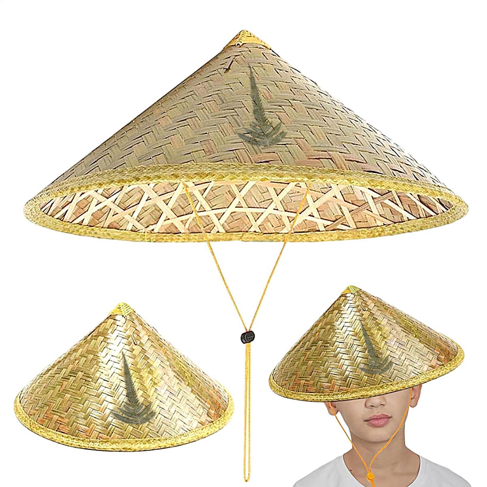 Chinese Straw Hat Handmade Rat - Bucket Hat Straw บทวิจารณ์และราคา