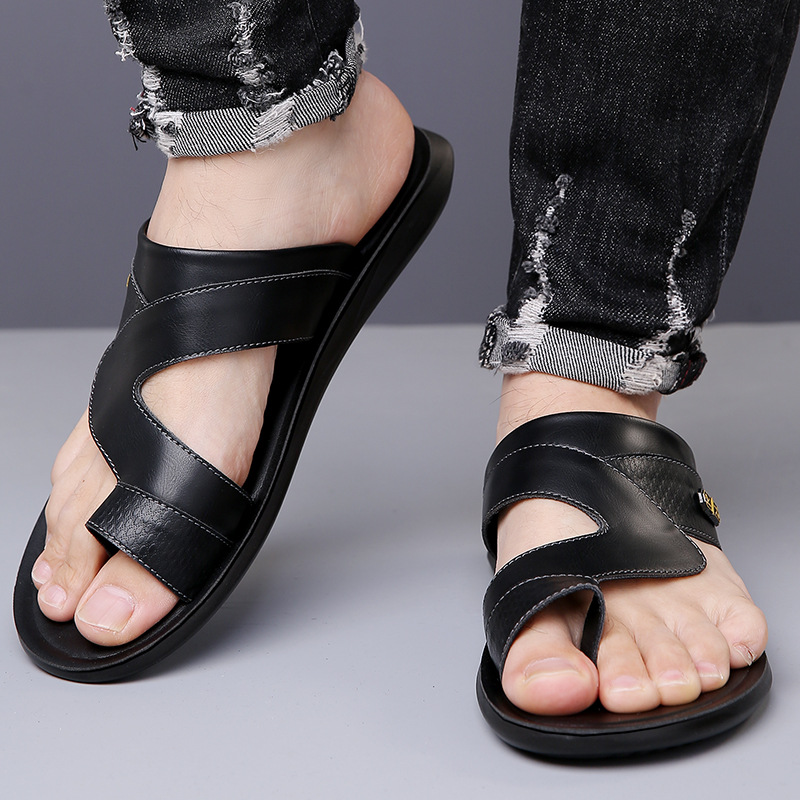 Men's 2026 New Leather Sandals - Flip Flop Leather Men บทวิจารณ์และราคา