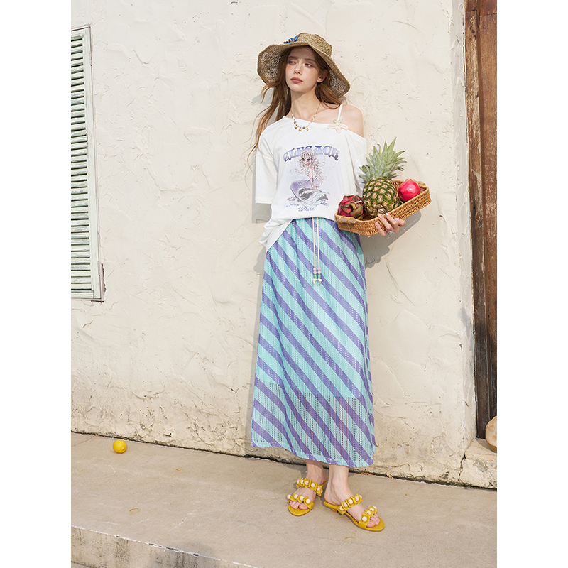 ELFSACK Women's Off Shoulder W - Tee Graphic Print บทวิจารณ์และราคา