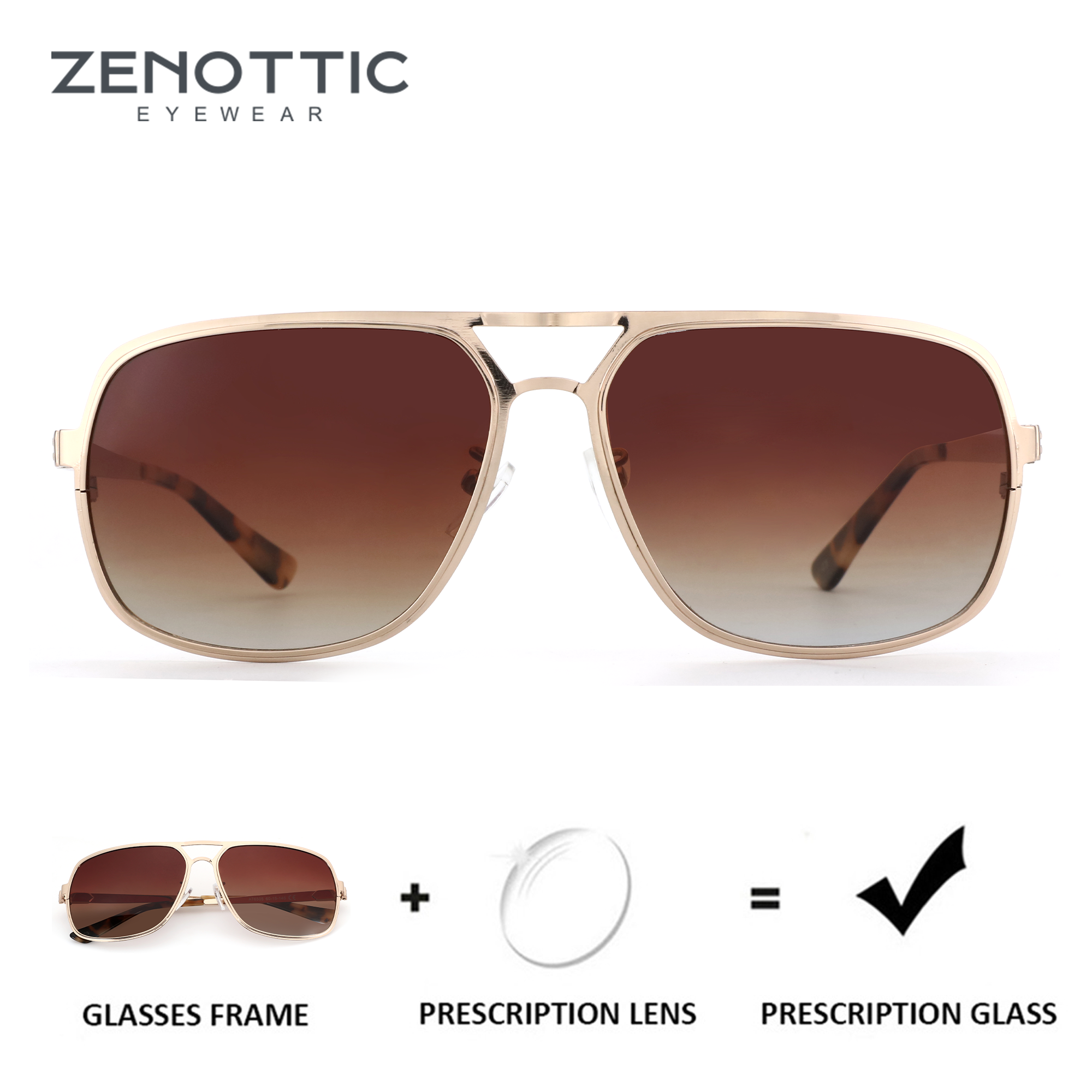 ZENOTTIC（XL Size）High Quilty M - Sunglasses Aviator Polarized บทวิจารณ์และราคา