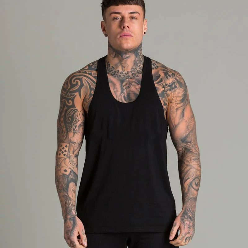 Gym Sports Mens Bodybuilding M - Tank Top Muscle บทวิจารณ์และราคา