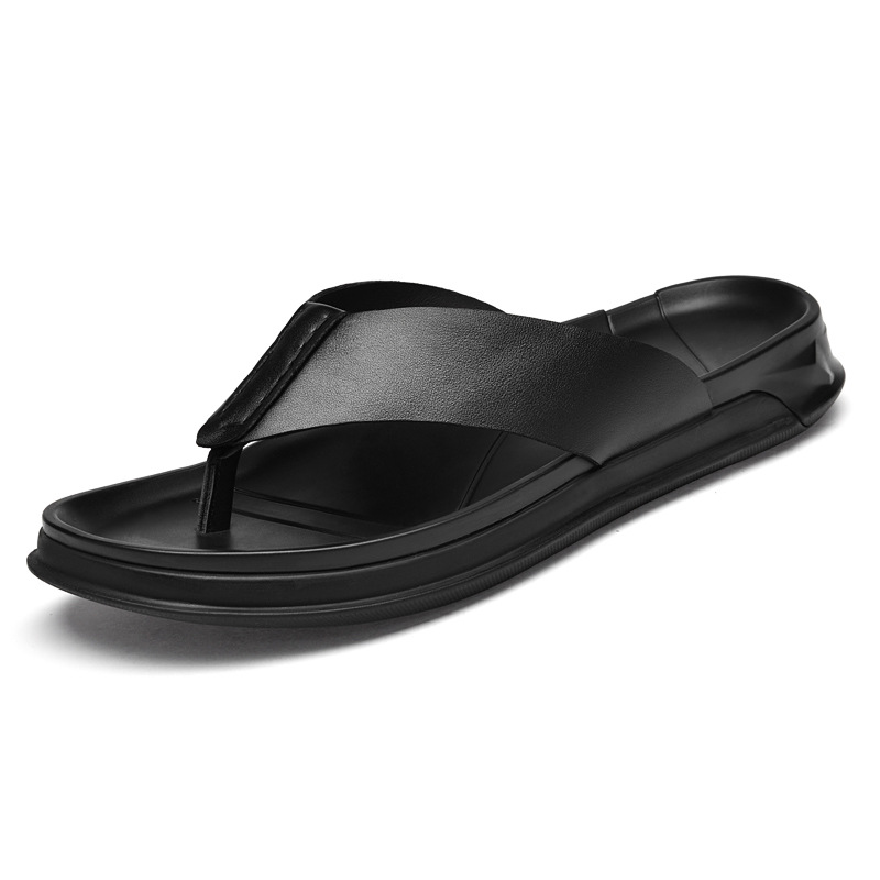 Men's Summer Genuine leather S - Flip Flop Leather Men บทวิจารณ์และราคา