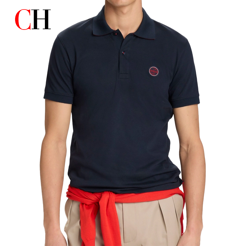 CH Red Accent Circular Rubber  - Polo Shirt Pique บทวิจารณ์และราคา