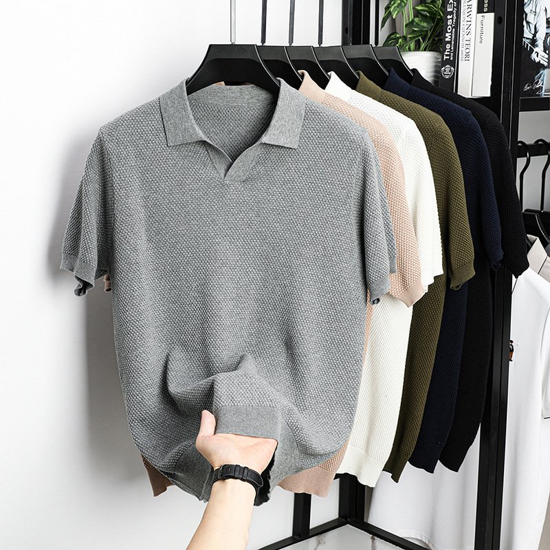 100% Cotton Short-sleeved POLO - Polo Shirt Pique บทวิจารณ์และราคา