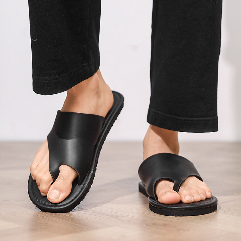 High Quality Mens Slippers Fas - Flip Flop Leather Men บทวิจารณ์และราคา
