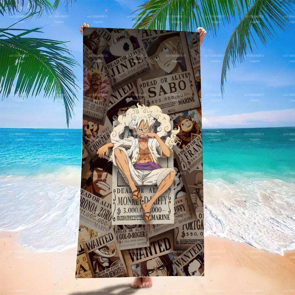Retro Pirate Wanted Bounty Lar - Beach Towel Large บทวิจารณ์และราคา