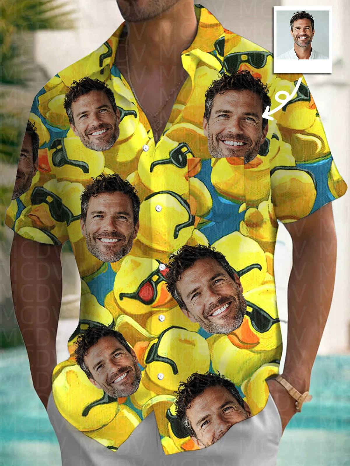 Food Pattern Men's Hawaiian Sh - Shirt Camp Collar บทวิจารณ์และราคา