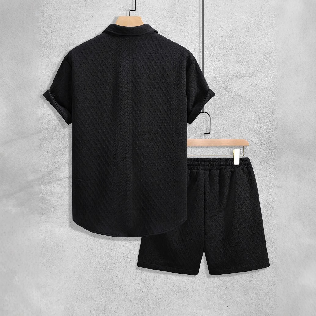 Summer New Men's Casual White  - Shirt Camp Collar บทวิจารณ์และราคา