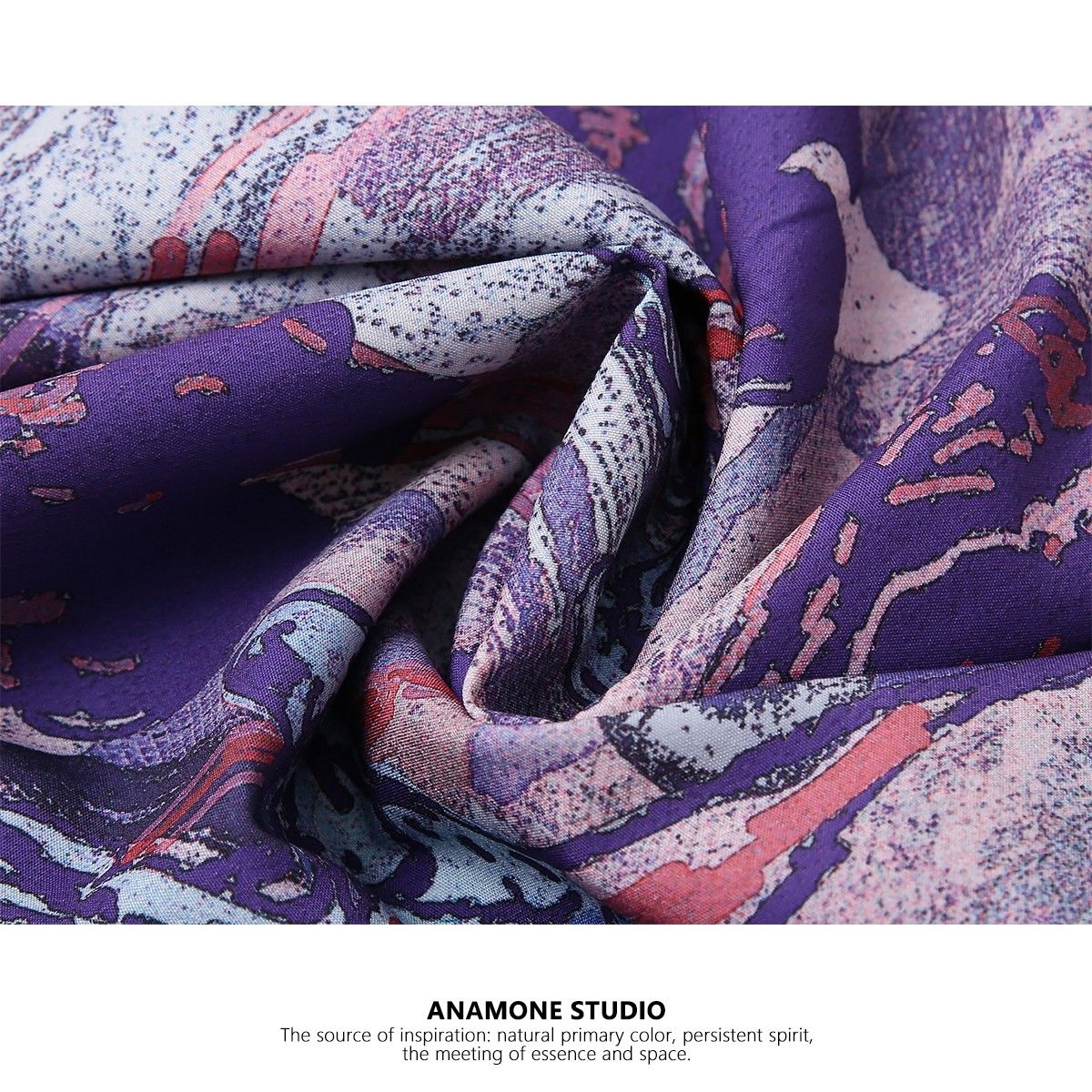 Vintage Purple Oil Painting Ir - Resort Shirt Floral บทวิจารณ์และราคา