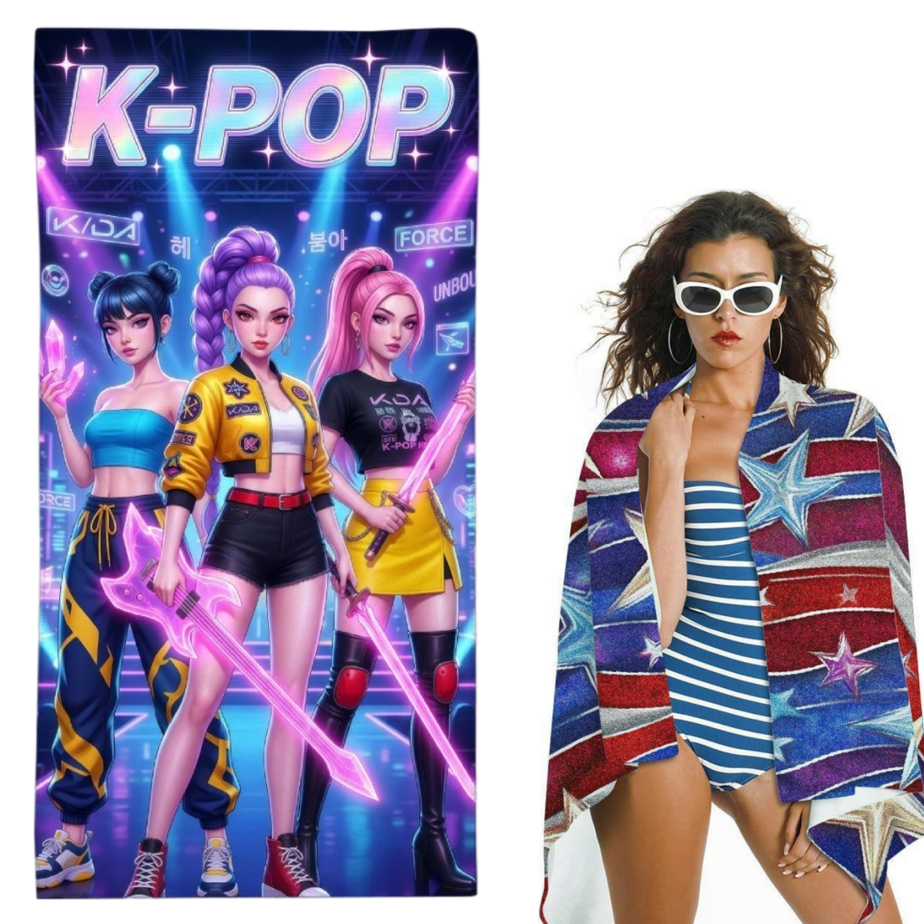 K-Pop Idol Print Large Size Be - Beach Towel Large บทวิจารณ์และราคา