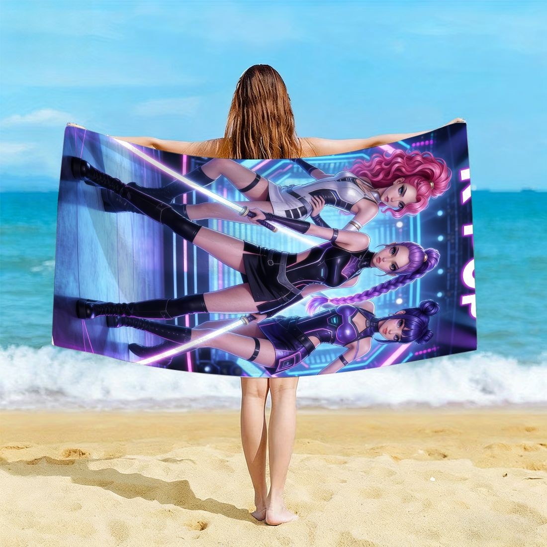 K-Pop Idol Print Large Size Be - Beach Towel Large บทวิจารณ์และราคา