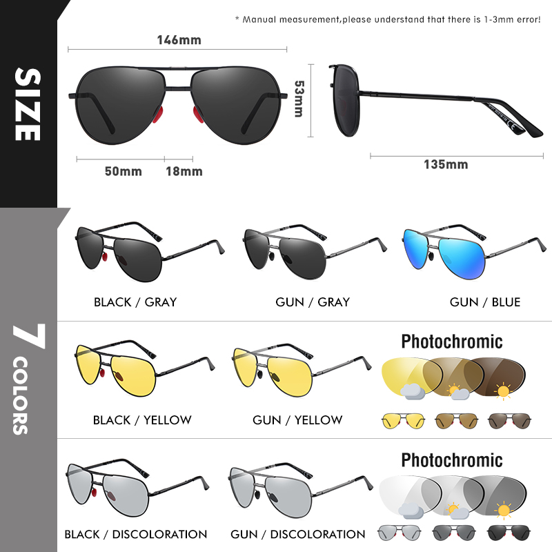 CoolPandas Fashion Folding Sun - Sunglasses Aviator Polarized บทวิจารณ์และราคา