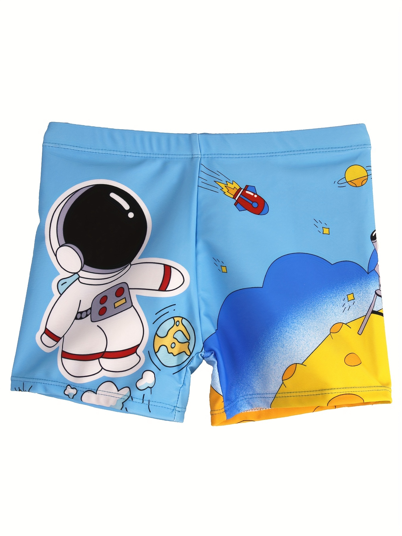 Cartoon Astronaut Pattern Quic - Swim Trunk Quick Dry บทวิจารณ์และราคา