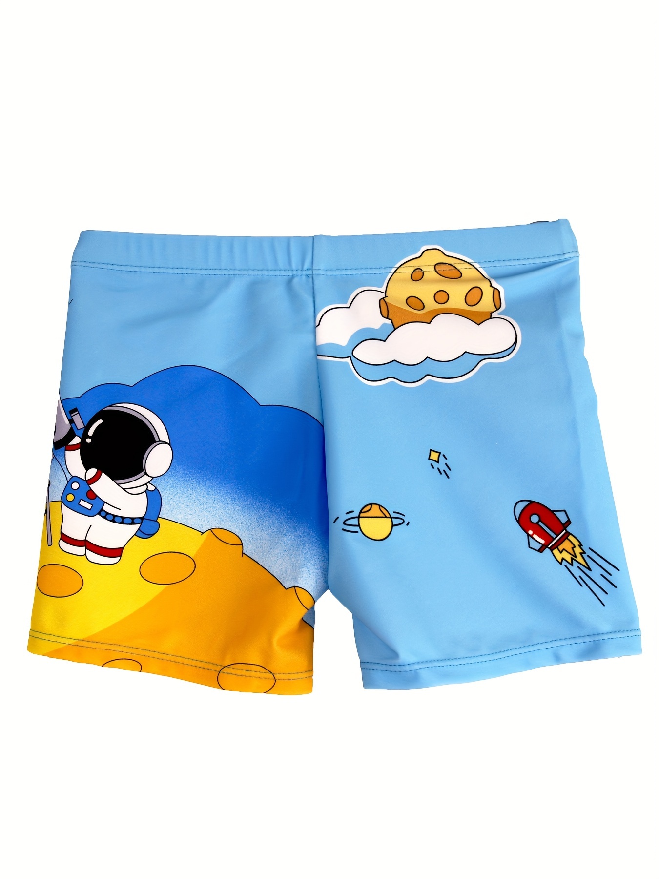 Cartoon Astronaut Pattern Quic - Swim Trunk Quick Dry บทวิจารณ์และราคา