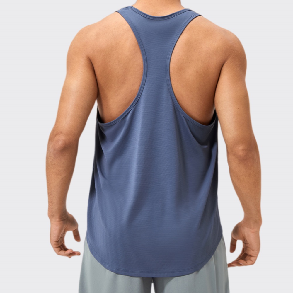 Men's Sleeveless Shirt Fitness - Tank Top Muscle บทวิจารณ์และราคา