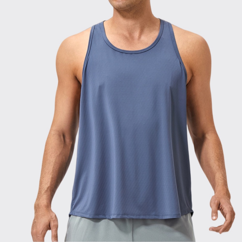 Men's Sleeveless Shirt Fitness - Tank Top Muscle บทวิจารณ์และราคา