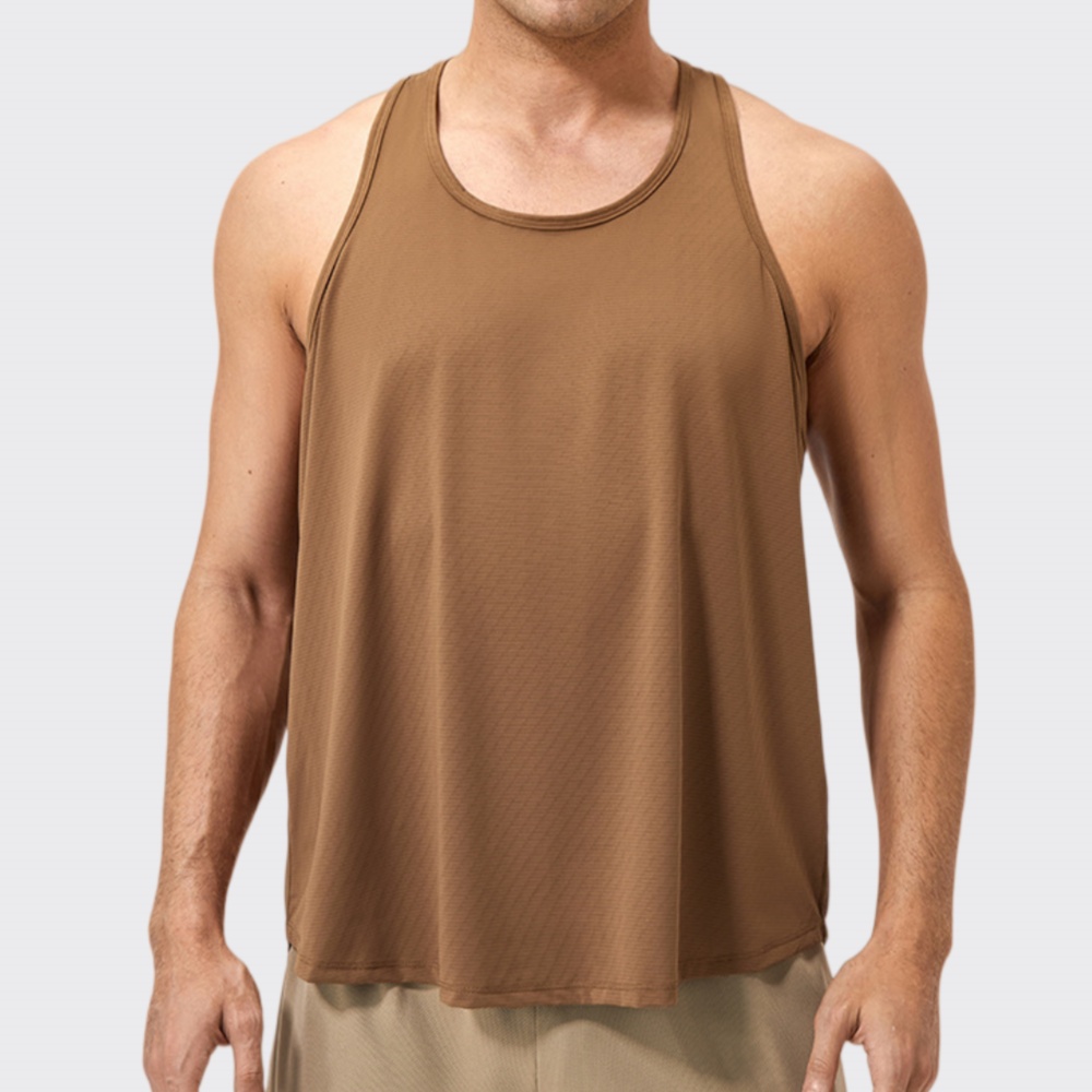 Men's Sleeveless Shirt Fitness - Tank Top Muscle บทวิจารณ์และราคา