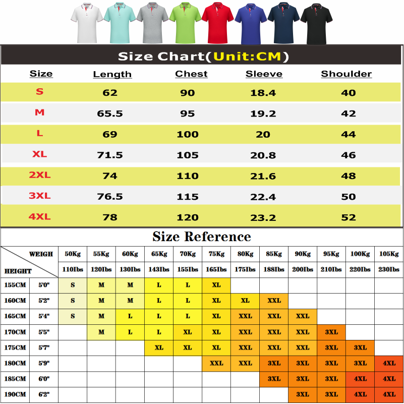 Polo Shirts Casual Solid Color - Polo Shirt Pique บทวิจารณ์และราคา