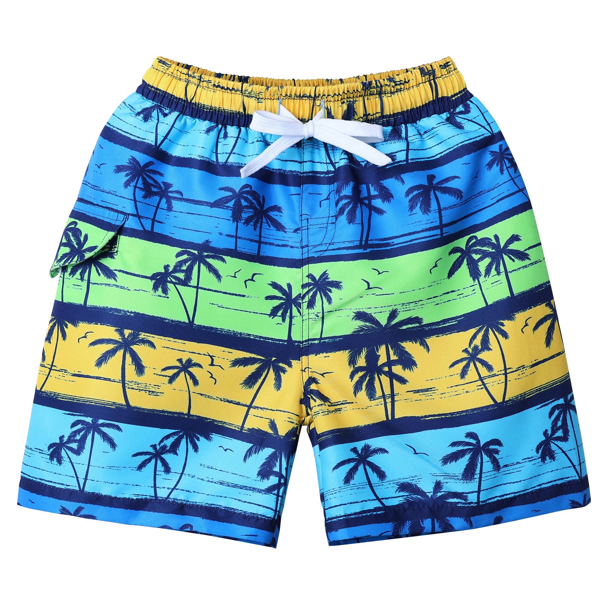 Hawaii Kids Swim Shorts Cute S - Trunks Board Surf บทวิจารณ์และราคา