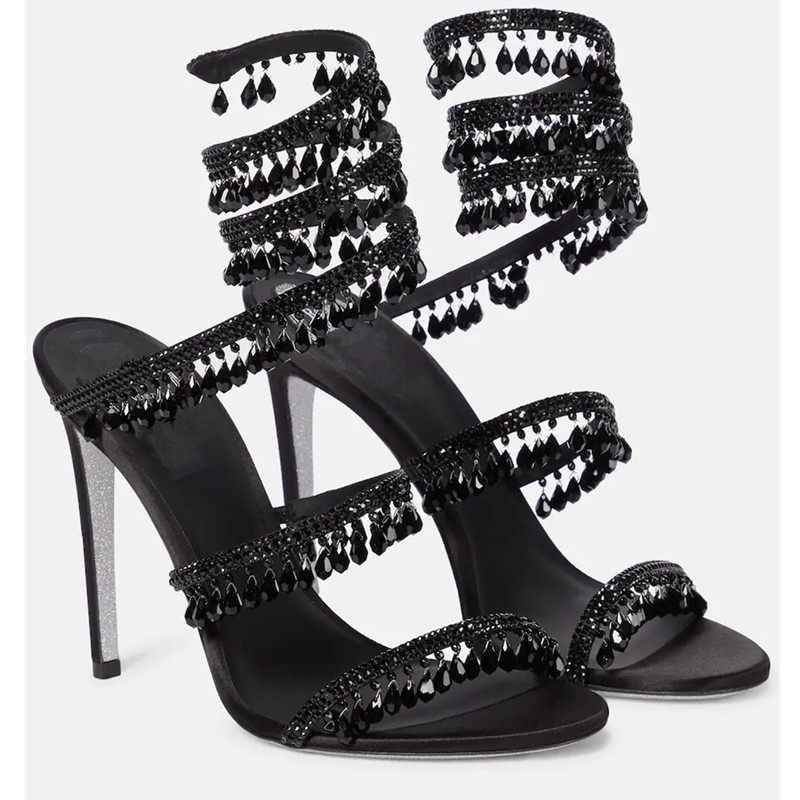 2026 Women's High Heels New Rh - Casual Sandal Leather บทวิจารณ์และราคา