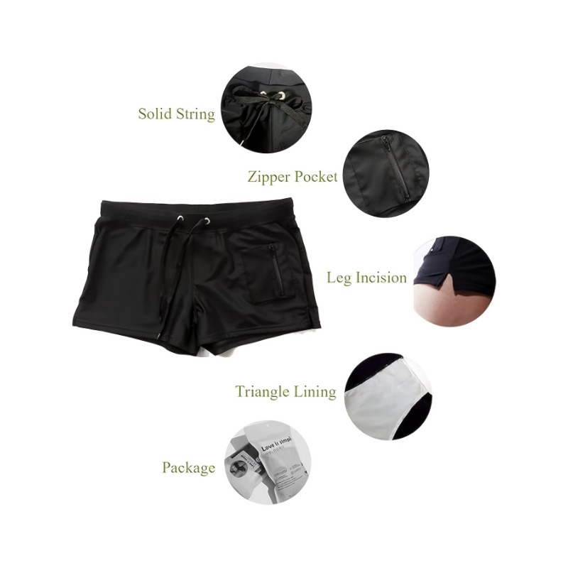 Stretchy Nylon & Elastane Men' - Swim Trunk Quick Dry บทวิจารณ์และราคา