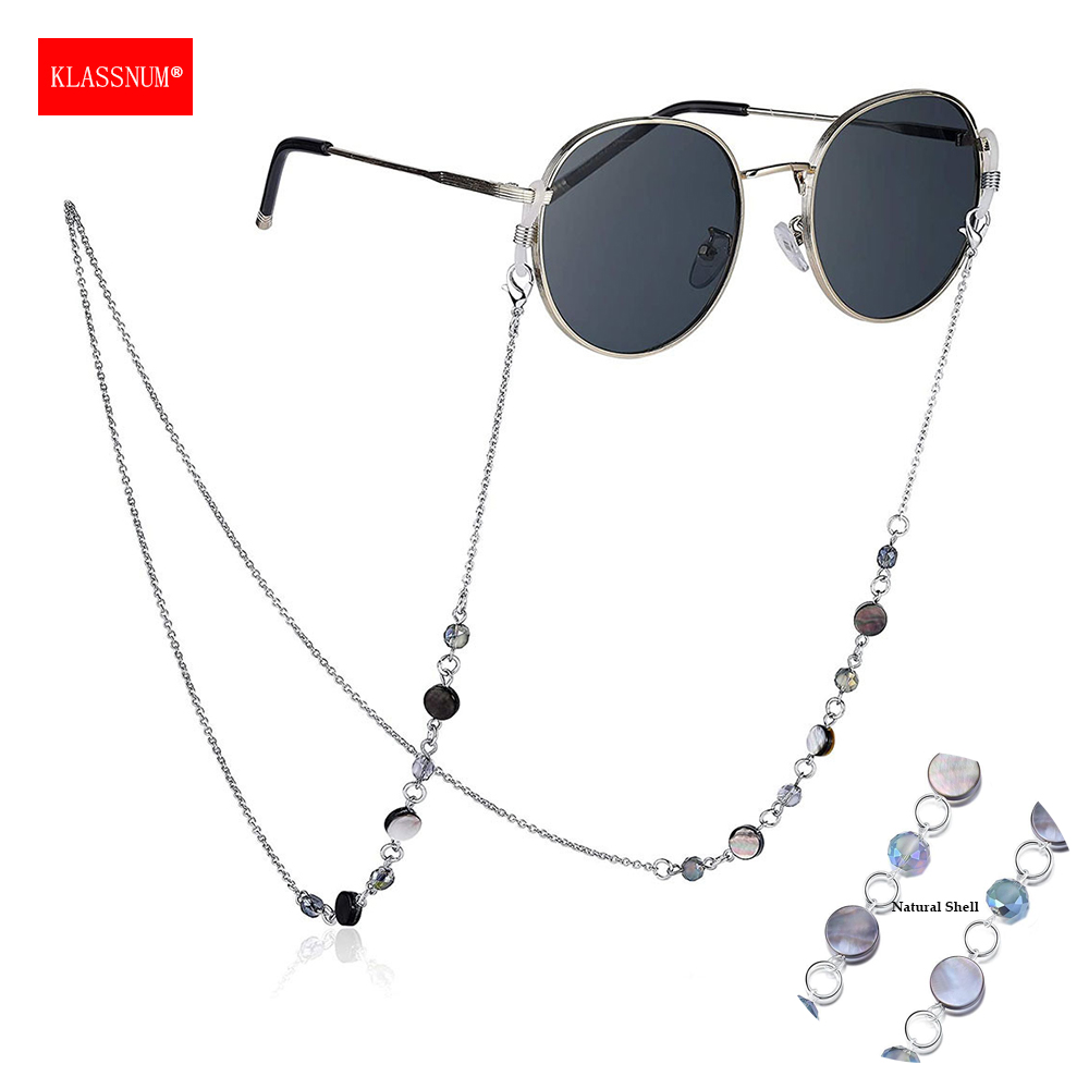 KLASSNUM Women Natural Shell C - Sunglass Retainer Cord บทวิจารณ์และราคา