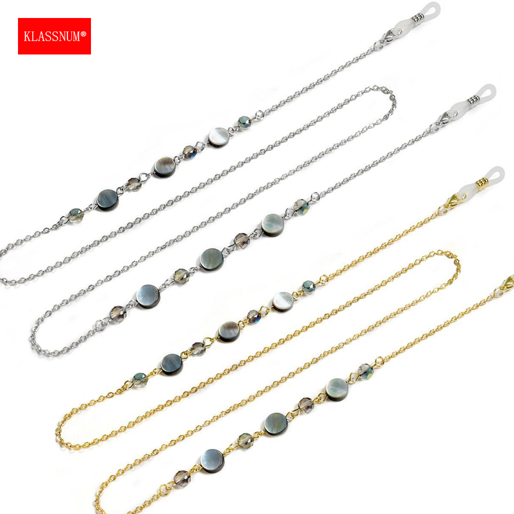 KLASSNUM Women Natural Shell C - Sunglass Retainer Cord บทวิจารณ์และราคา