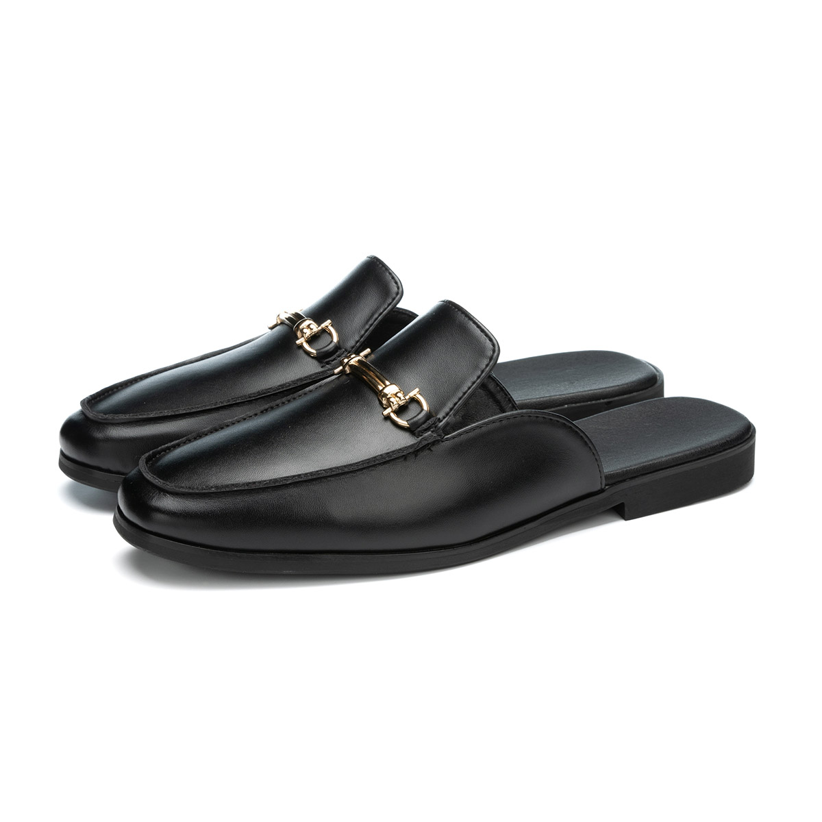 Fashion Men's Slip-on Half Sli - Flip Flop Leather Men บทวิจารณ์และราคา