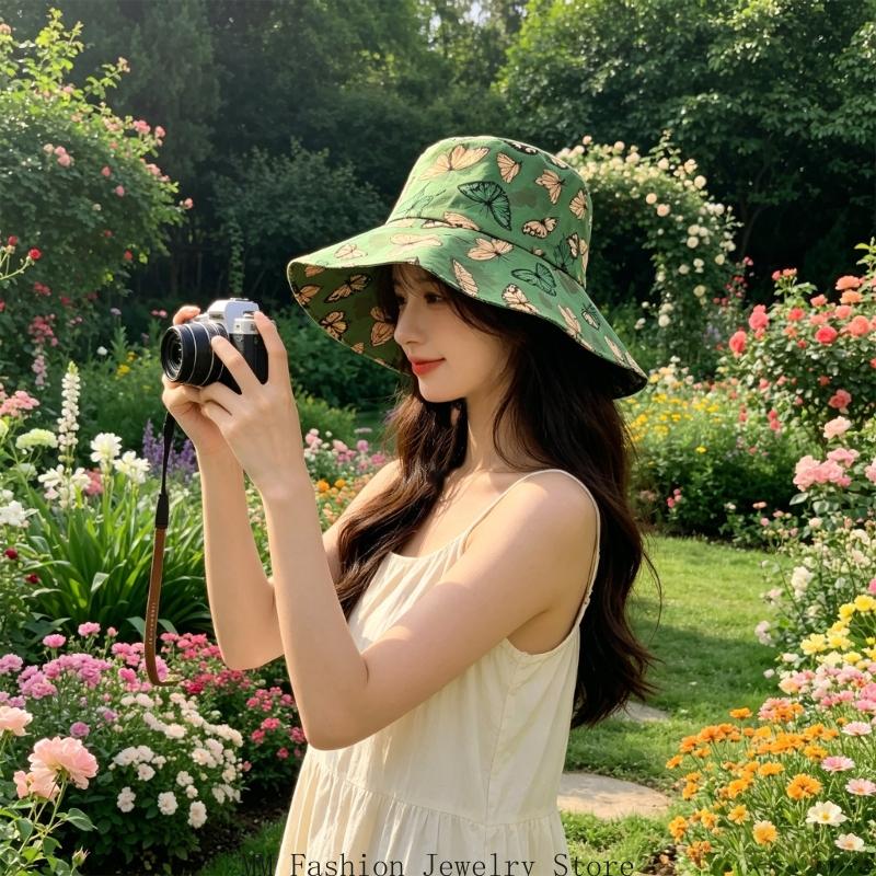 Printed Fisherman Hat With Pac - Packable Hat Nylon บทวิจารณ์และราคา