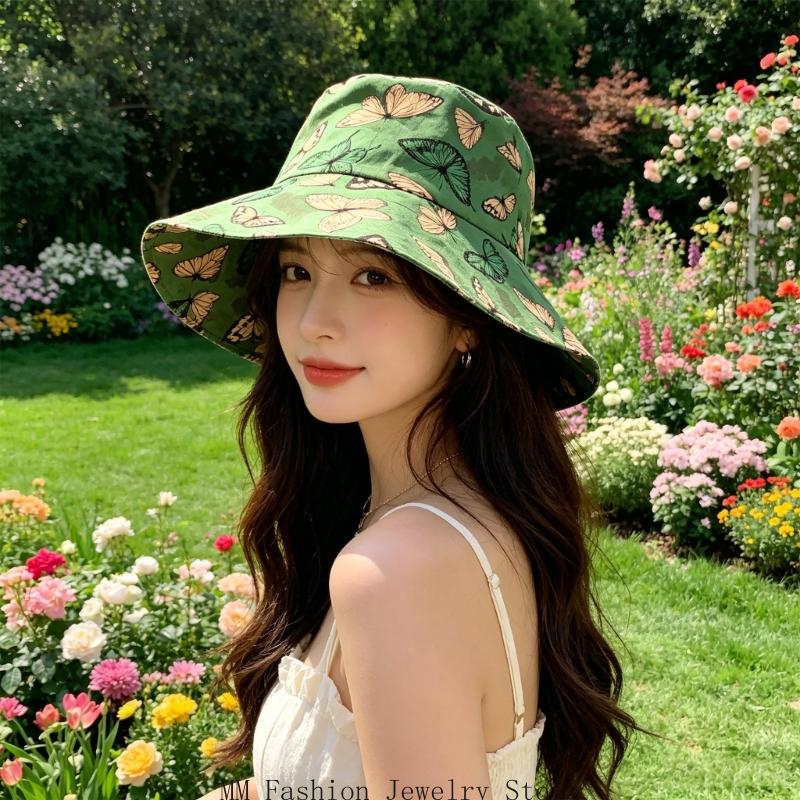 Printed Fisherman Hat With Pac - Packable Hat Nylon บทวิจารณ์และราคา