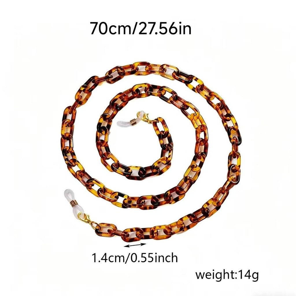 KLASSNUM Multicolor Brown Acry - Sunglass Retainer Cord บทวิจารณ์และราคา