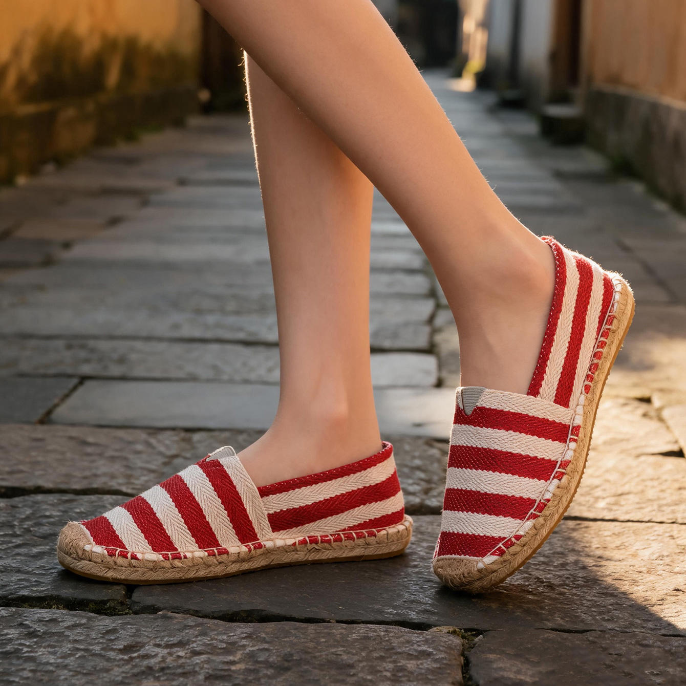 Summer Autumn Women Canvas Sho - Espadrille Slip On บทวิจารณ์และราคา