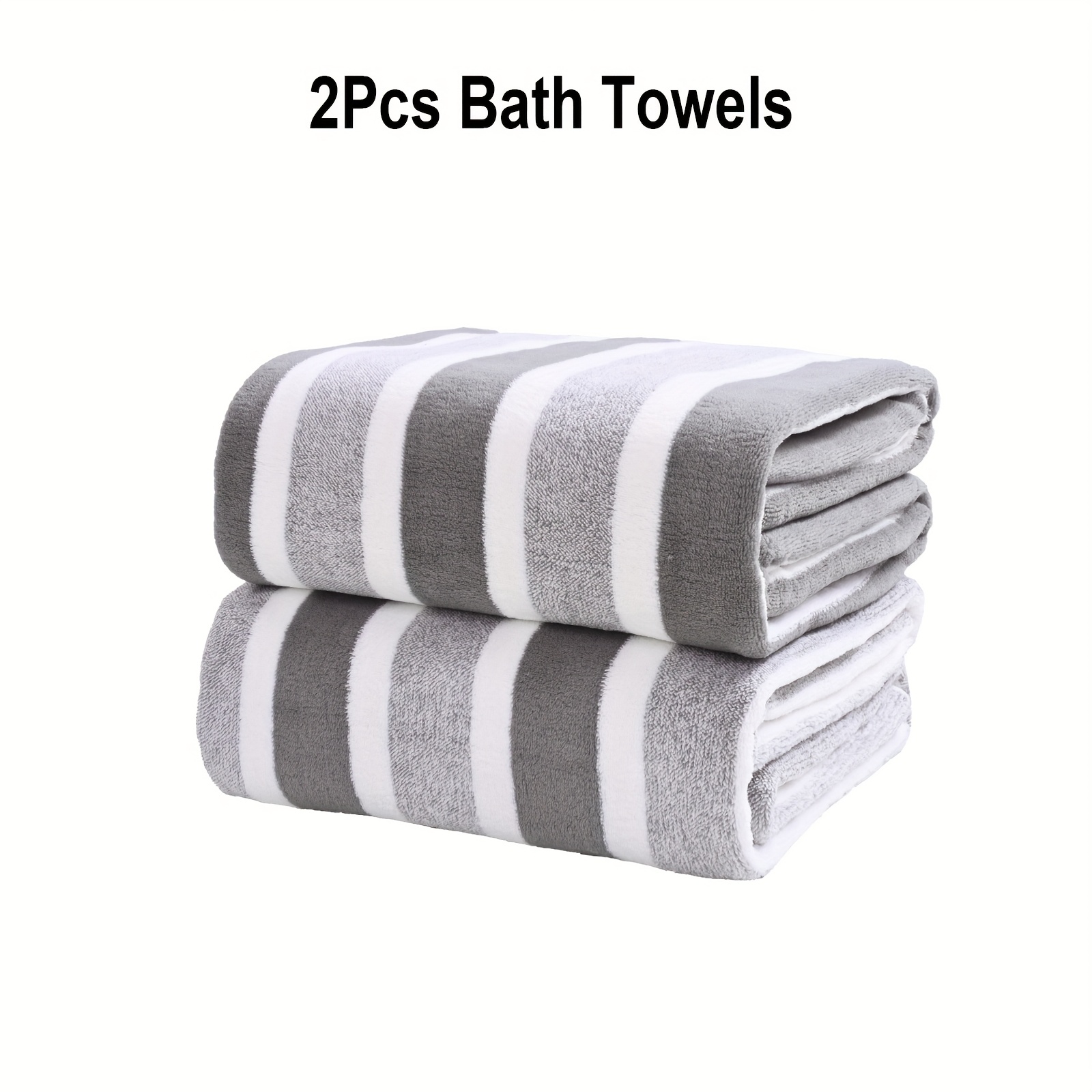 2/4pcs, Extra Large Bath Towel - Beach Towel Large บทวิจารณ์และราคา
