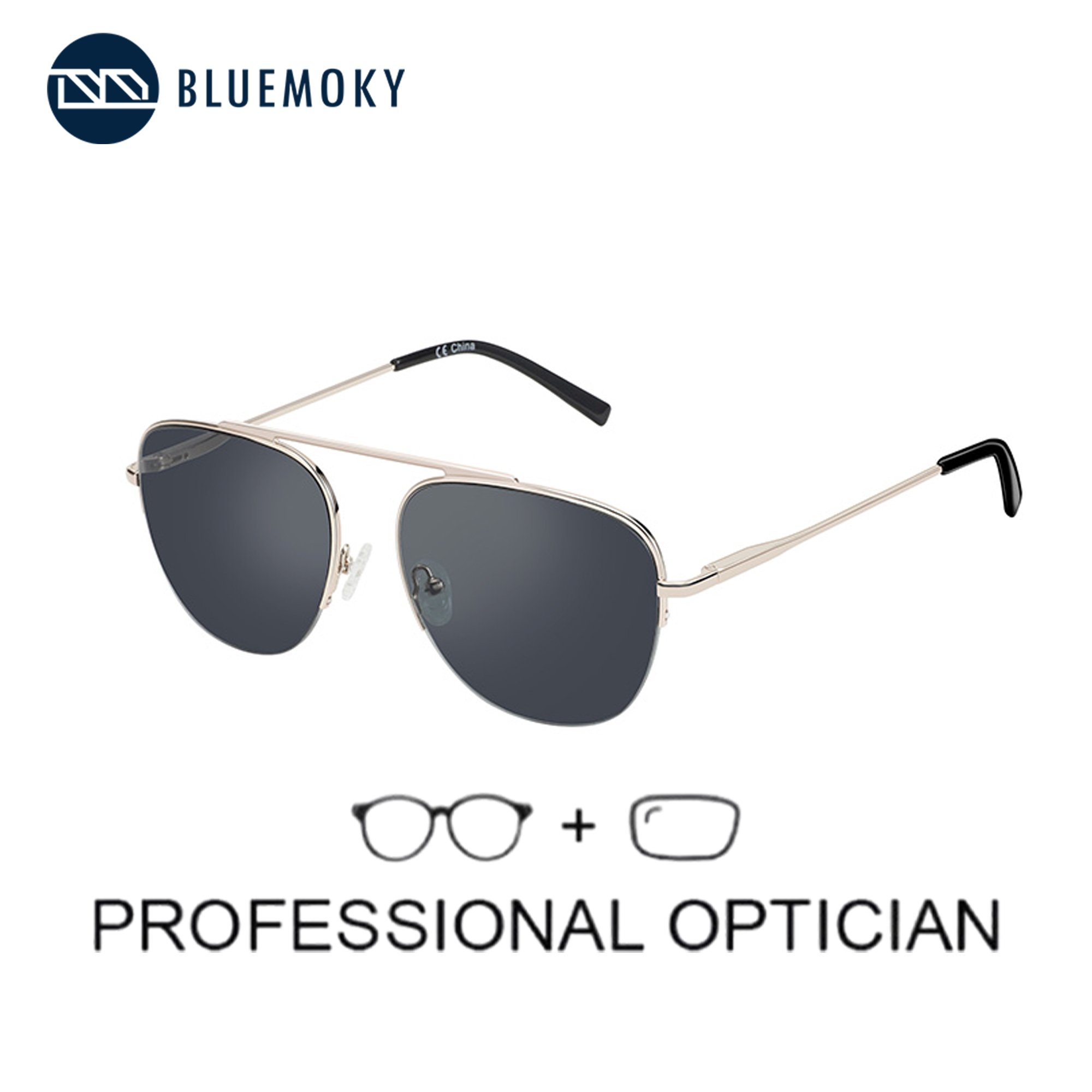 BLUEMOKY Fashion Polarized Pre - Sunglasses Aviator Polarized บทวิจารณ์และราคา